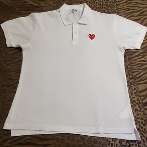 Commes des Garcon polo shirt white